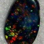 fire black opal,fire opal