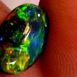 black opal, opal lightning ridge australian, black stone, opal blue green colors