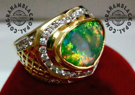 mens opal rings