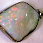silver opal necklace,silver opal pendant, Australian opal pendant,silver opal necklace handmade