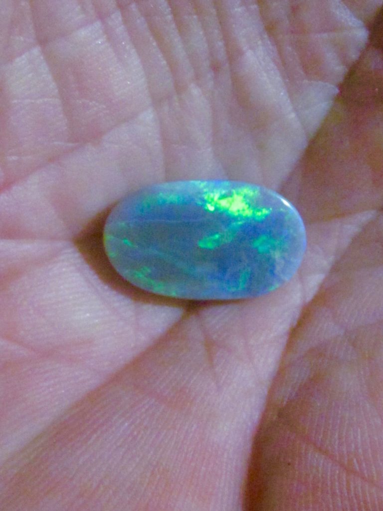 Black opal group stones from official government Heritage site in