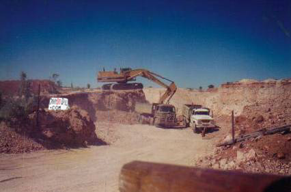 Opal mine graham's Australian State Heritage opal mine.