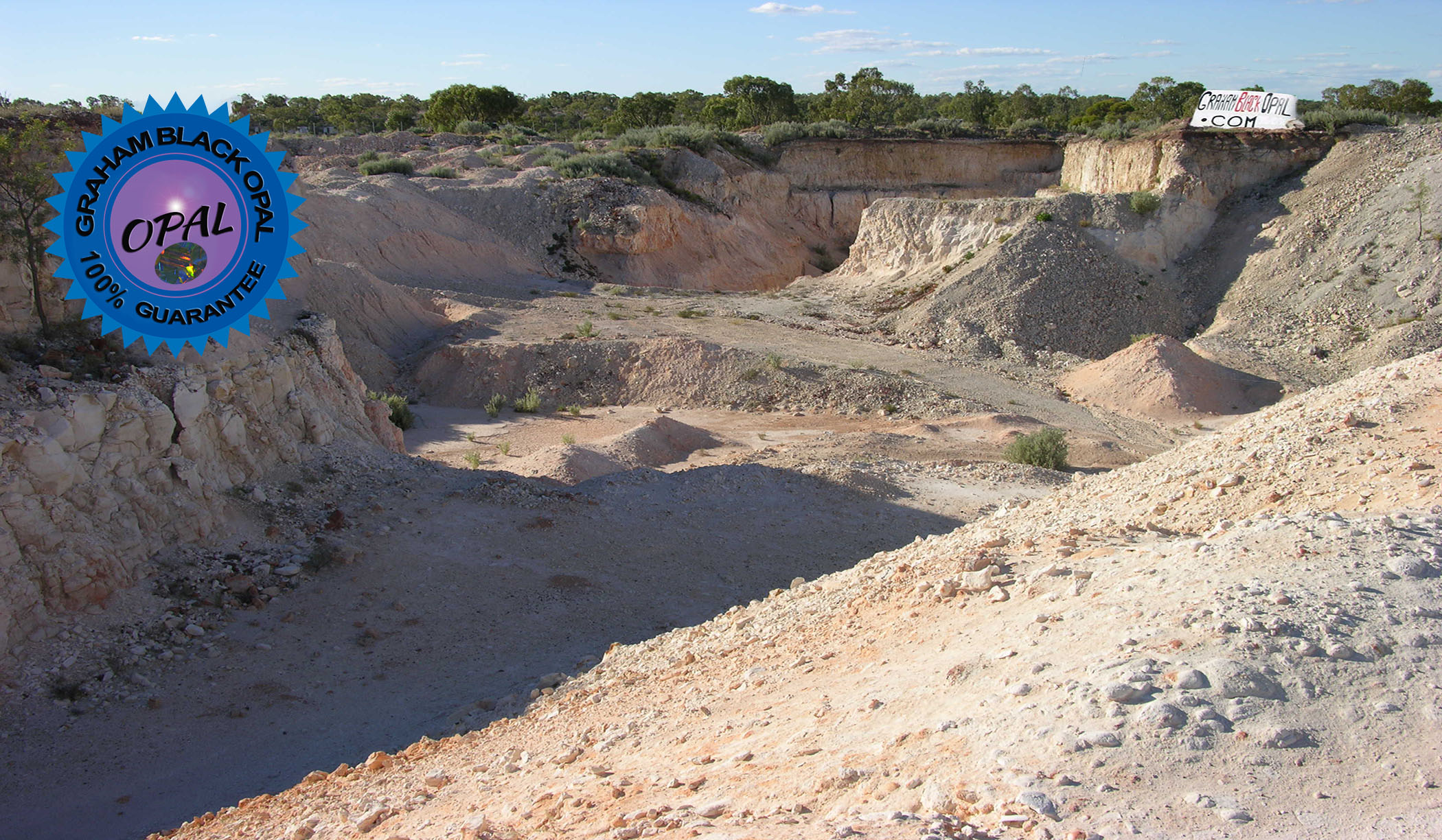 Opal mine graham's Australian State Heritage opal mine.